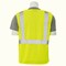 Erb Safety Safety Vest, Break Away, Mesh, Class 2, S320, Hi-Viz Lime, 2XL 61103